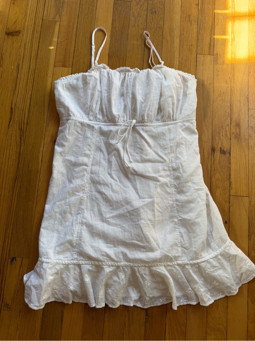 American eagle white eyelet dress